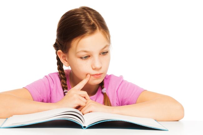 child who can't remember what they read