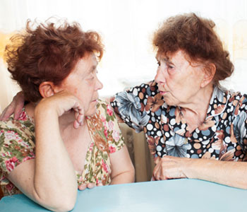Two older women show dysarthria symptoms-SL Hunter Speechworks